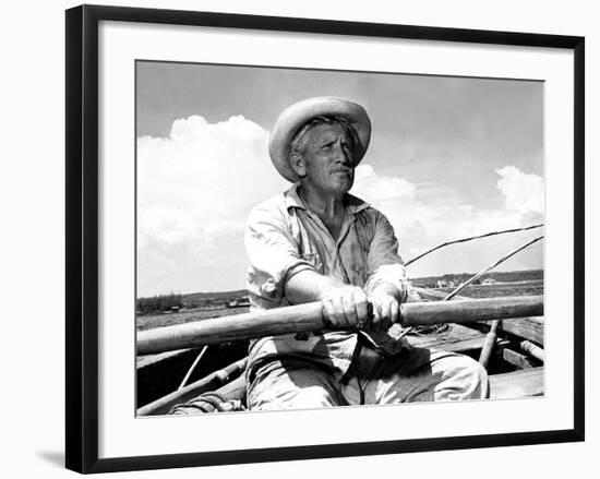 The Old Man And The Sea, Spencer Tracy, 1958-null-Framed Photo