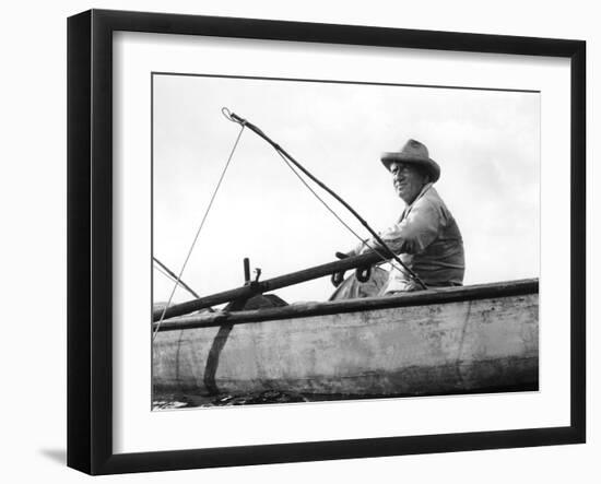 The Old Man And The Sea, Spencer Tracy, 1958-null-Framed Photo