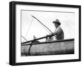 The Old Man And The Sea, Spencer Tracy, 1958-null-Framed Photo