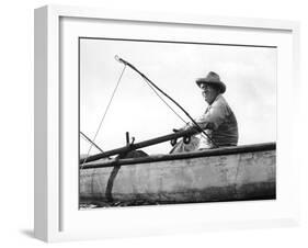 The Old Man And The Sea, Spencer Tracy, 1958-null-Framed Photo