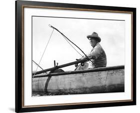 The Old Man And The Sea, Spencer Tracy, 1958-null-Framed Photo