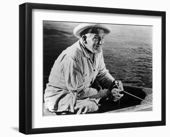 The Old Man And The Sea, Spencer Tracy, 1958-null-Framed Photo