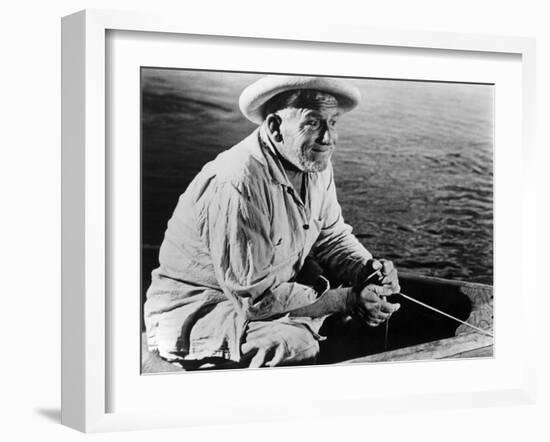 The Old Man And The Sea, Spencer Tracy, 1958-null-Framed Photo