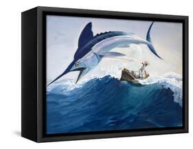 The Old Man and the Sea-Harry G. Seabright-Framed Stretched Canvas