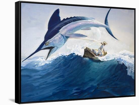 The Old Man and the Sea-Harry G. Seabright-Framed Stretched Canvas