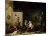 The Old Man and the Servant-David Teniers the Younger-Mounted Giclee Print