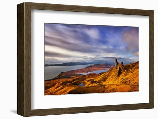 The Old Man of Storr at Dawn Sunrise-Neale Clark-Framed Photographic Print