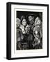 The Old Man's Treasure, a Kitten-null-Framed Giclee Print