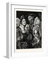 The Old Man's Treasure, a Kitten-null-Framed Giclee Print