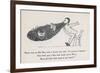 The Old Man Whose Beard is Used as a Nesting Ground for Owls Hens Larks and Wrens-Edward Lear-Framed Premium Giclee Print