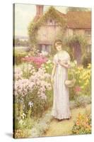 The Old Manse Garden-William Affleck-Stretched Canvas