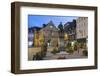 The Old Market Hall and Robert Clive Statue, the Square, Shrewsbury, Shropshire, England, UK-Stuart Black-Framed Photographic Print