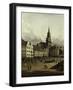 The Old Market in Dresden-Canaletto-Framed Giclee Print