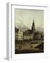 The Old Market in Dresden-Canaletto-Framed Giclee Print