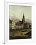 The Old Market in Dresden-Canaletto-Framed Giclee Print