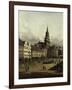 The Old Market in Dresden-Canaletto-Framed Giclee Print