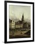 The Old Market in Dresden-Canaletto-Framed Giclee Print