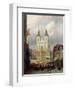 The Old Market Place at Prague, 1881-Christiaan Cornelis Dommelshuizen-Framed Giclee Print