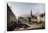 The Old Market Place in Dresden, C1750-C1752-Bernardo Bellotto-Framed Giclee Print