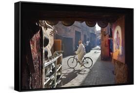 The Old Medina of Marrakech. Morocco-Mauricio Abreu-Framed Stretched Canvas