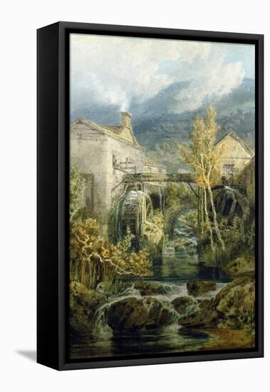 The Old Mill, Ambleside-J. M. W. Turner-Framed Stretched Canvas