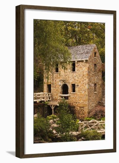 The Old Mill, Gone with the Wind, Little Rock, Arkansas, USA-Walter Bibikow-Framed Photographic Print