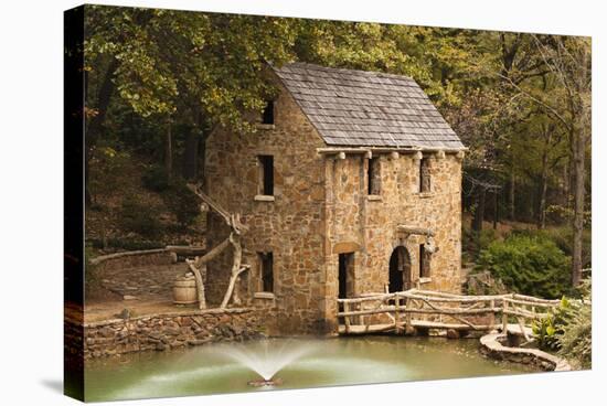 The Old Mill, Gone with the Wind, Little Rock, Arkansas, USA-Walter Bibikow-Stretched Canvas