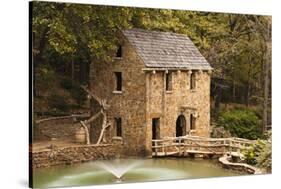 The Old Mill, Gone with the Wind, Little Rock, Arkansas, USA-Walter Bibikow-Stretched Canvas