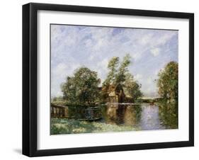 The Old Mill, Houghton, Cambridgeshire, C.1907-Thomas Edwin Mostyn-Framed Giclee Print