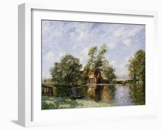 The Old Mill, Houghton, Cambridgeshire, C.1907-Thomas Edwin Mostyn-Framed Giclee Print