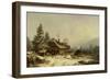 The Old Mill in Winter-Eugène Boudin-Framed Giclee Print