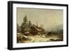 The Old Mill in Winter-Eugène Boudin-Framed Giclee Print