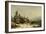 The Old Mill in Winter-Heinrich Burkel-Framed Giclee Print