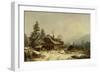 The Old Mill in Winter-Eugène Boudin-Framed Giclee Print