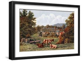 The Old Mill, Lyme Regis-Alfred Robert Quinton-Framed Giclee Print