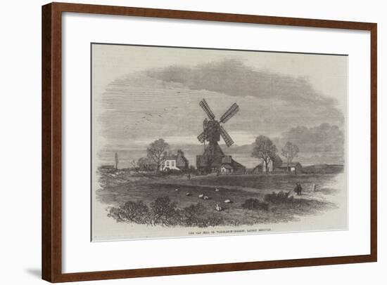 The Old Mill on Wimbledon-Common, Lately Removed-null-Framed Giclee Print