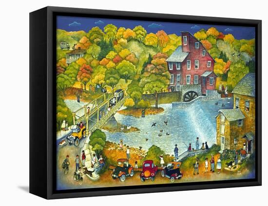 The Old Mill-Bill Bell-Framed Stretched Canvas