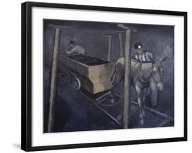 The Old Mine Mule-Richard Crist-Framed Giclee Print