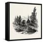 The Old Mohawk Church, Canada, Nineteenth Century-null-Framed Stretched Canvas