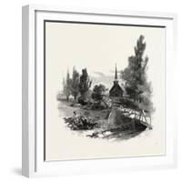The Old Mohawk Church, Canada, Nineteenth Century-null-Framed Giclee Print