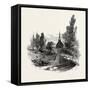 The Old Mohawk Church, Canada, Nineteenth Century-null-Framed Stretched Canvas