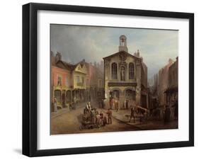 The Old Moot Hall, Leeds, C.1825-Joseph Rhodes-Framed Giclee Print