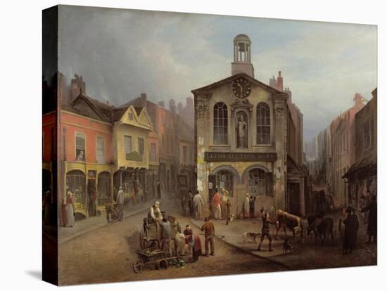 The Old Moot Hall, Leeds, C.1825-Joseph Rhodes-Stretched Canvas