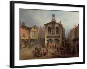 The Old Moot Hall, Leeds, C.1825-Joseph Rhodes-Framed Giclee Print