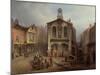 The Old Moot Hall, Leeds, C.1825-Joseph Rhodes-Mounted Giclee Print