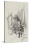 The Old Moravian Chapel in Fetter Lane-Herbert Railton-Stretched Canvas