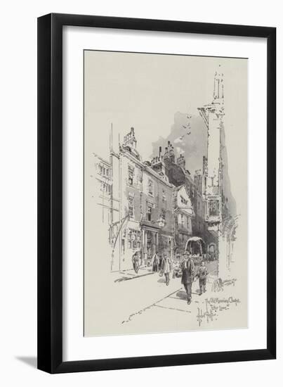 The Old Moravian Chapel in Fetter Lane-Herbert Railton-Framed Giclee Print