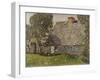 The Old Mulford House, East Hampton, 1917-Childe Hassam-Framed Giclee Print