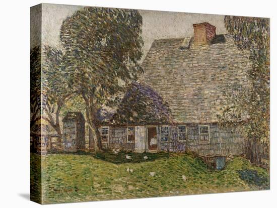 The Old Mulford House, Easthampton, 1917-Childe Hassam-Stretched Canvas