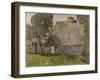 The Old Mulford House, Easthampton, 1917-Childe Hassam-Framed Giclee Print